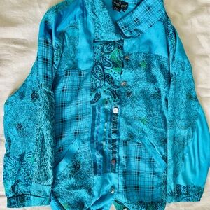 90s Patchwork windbreaker